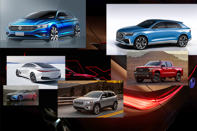 Detroit 2018 NAIAS Automesse Neuheiten