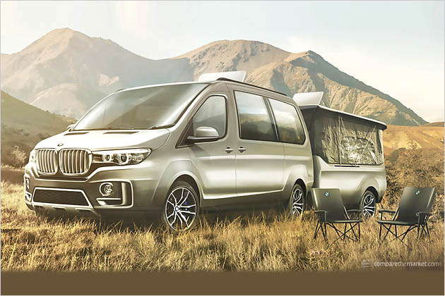 Wohnmobile Luxushersteller Rendering Zeichnung Designstudien