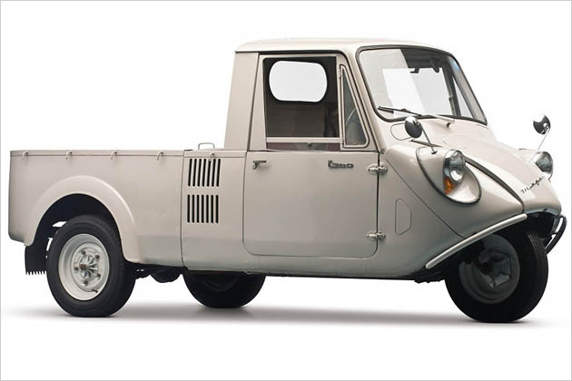 Dreiräder 10 Autos mit drei Rädern