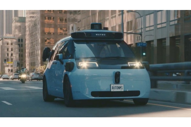 Autonomes Fahrzeug von Waymo Screenshot aus Video