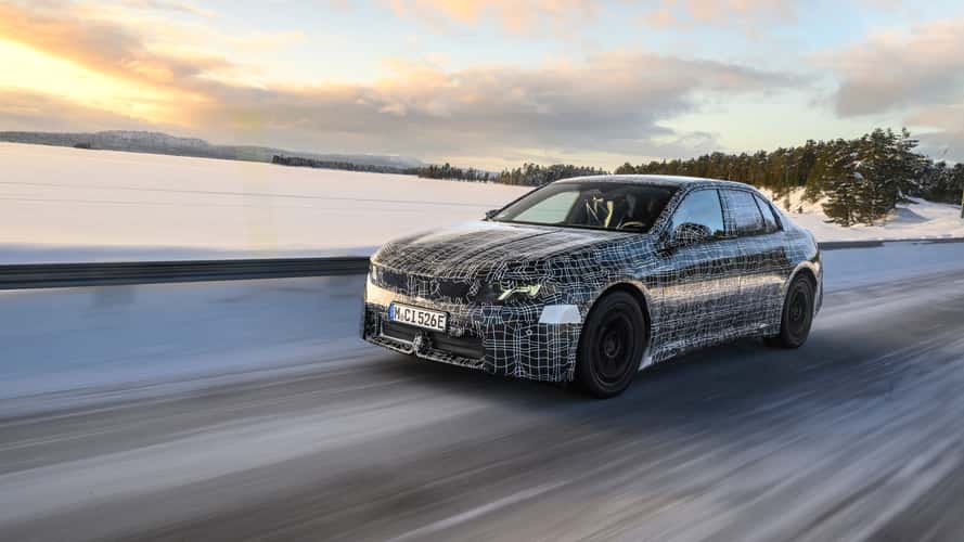 BMW i3 (2026, getarnt in Arjeplog)