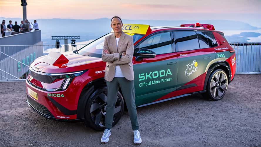 Skoda Peaq (2026) bei der Tour de France