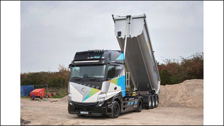 Mercedes eActros LongHaul (Baustellenversion)