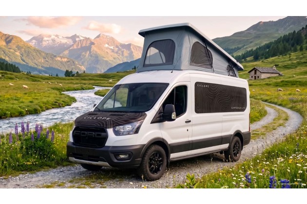 Ciclope Mencia 420e 2026 auf Ford Transit