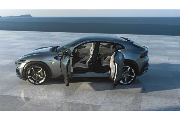 2024 Ferrari Purosangue Exterior Side Profile Doors Open