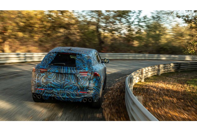 Maserati Grecale prototipo Foto primo test drive 300 CV Q4 hybrid 48 Volt