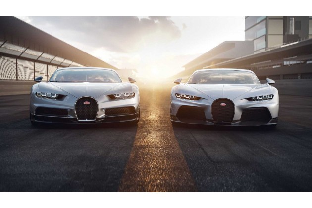 Bugatti Chiron Super Sport und Bugatti Chiron im Vergleich