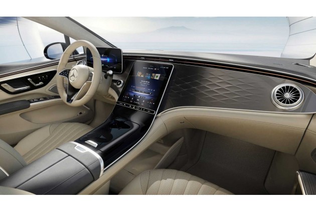 2022 Mercedes Eqs interior Without Hyperscreen