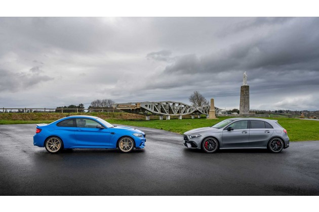 BMW M2 CS vs Mercedes AMG A 45 S