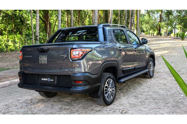 Traseira da Fiat Strada Ranch 1.3 CVT 2022