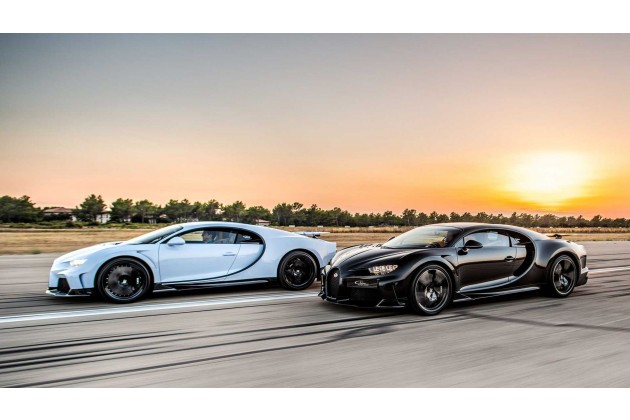 Bugatti Chiron Super Sport und Bugatti Chiron im Vergleich