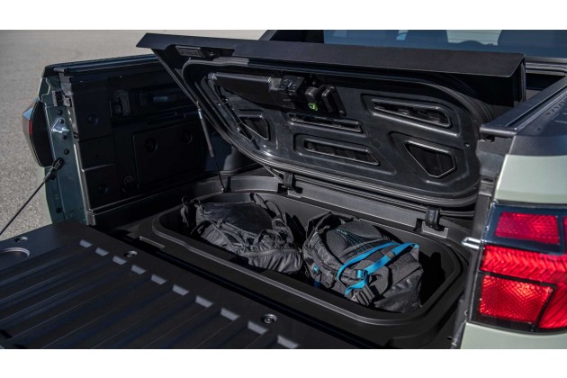 2022 Hyundai Santa Cruz Under Bed Storage