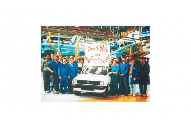 21 Mai 1990 der erste VW Polo aus Mosel bei Zwickau