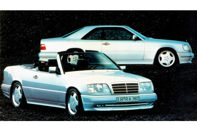 Mercedes Benz Cabriolets der Baureihe 124 haben 1991 Premiere