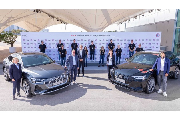 Audi elektrifiziert den FC Bayern München
