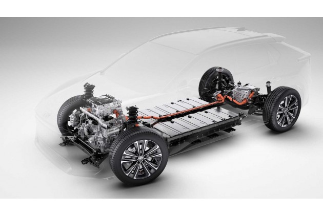 Toyota bZ4X 2022 Chassis Batterie und Antrieb