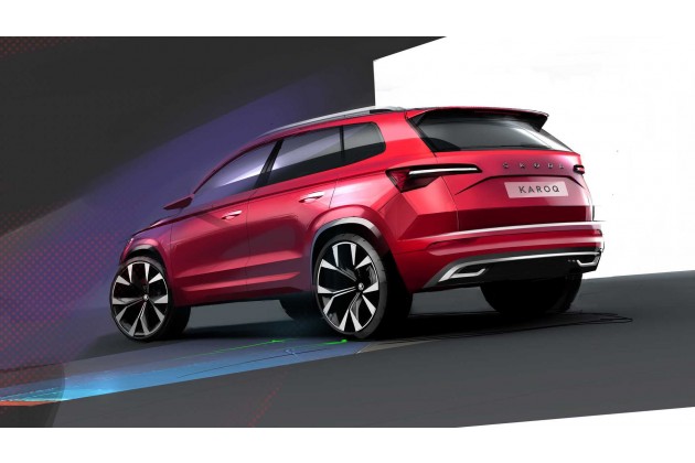 2022 Skoda Karoq Facelift Teaser