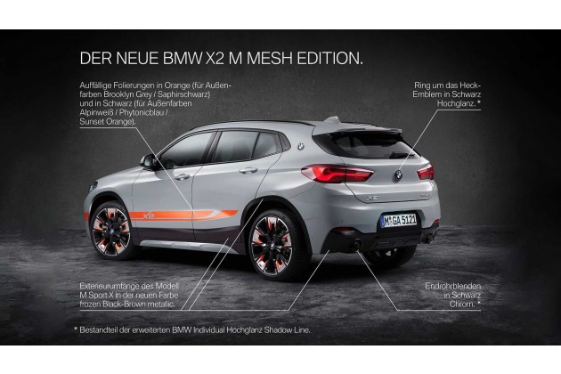 2020 BMW X2 Mesh Edition