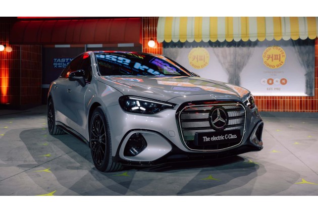 Weltpremiere der Neuen Elektrischen C Klasse in Seoul 2026. Mercedes C 400 4matic Elektrisch