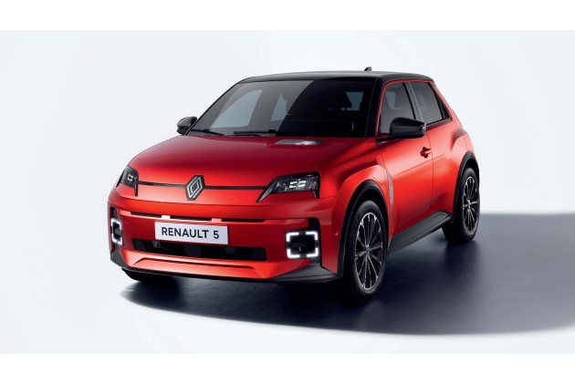 Renault 5 E Tech Elektrisch Modelljahr 2027 in Dezir Rot