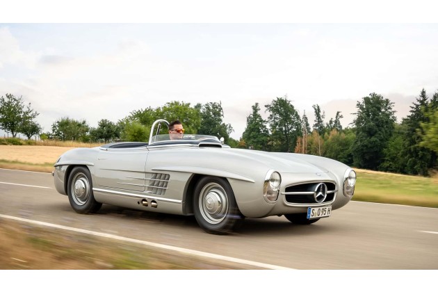 Mercedes Benz Classic 300 SLS und SLR Stirling Moss im Fahrbericht