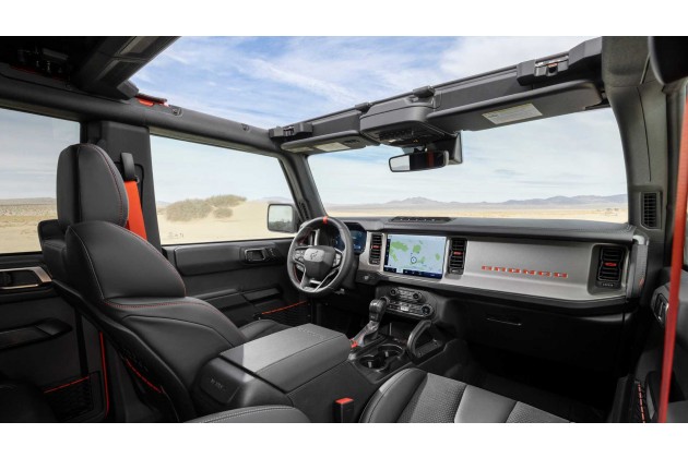 2022 Ford Bronco Raptor Interior