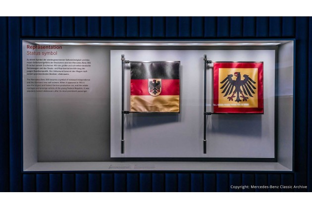 Konrad Adenauers letzter Dienstwagen im Mercedes Benz Museum