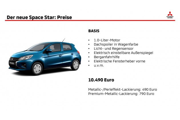 Mitsubishi Space Star 2020 im Test