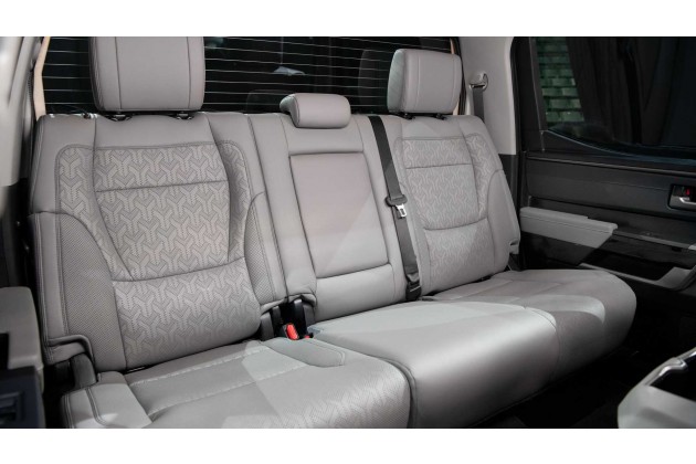2022 Toyota Tundra Limited TRD Off Road Interior Rear Seat