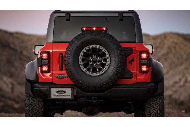 2022 Ford Bronco Raptor Exterior Rear View