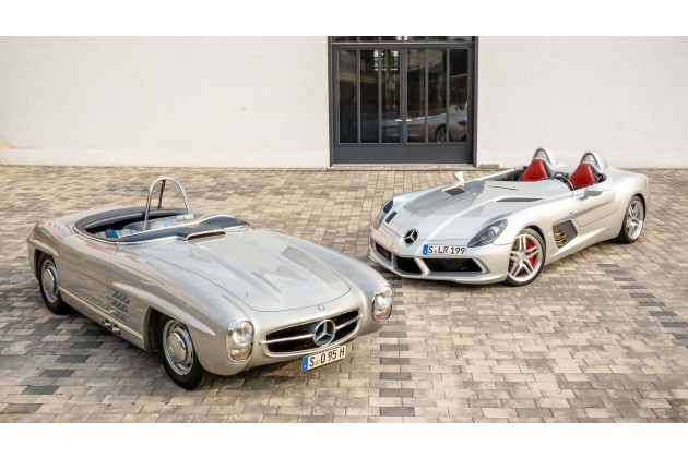Mercedes Benz Classic 300 SLS und SLR Stirling Moss im Fahrbericht