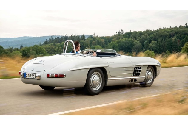 Mercedes Benz Classic 300 SLS und SLR Stirling Moss im Fahrbericht