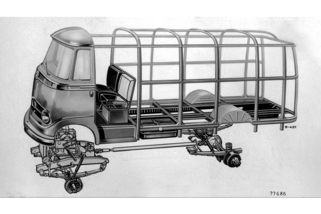 Zugpferd des Wirtschaftswunders Premiere fur Mercedes Benz L 319 und O 319 vor 65 Jahren