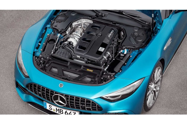 2023 Mercedes AMG SL43 Engine View