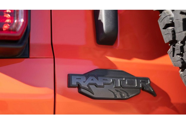 2022 Ford Bronco Raptor Badge