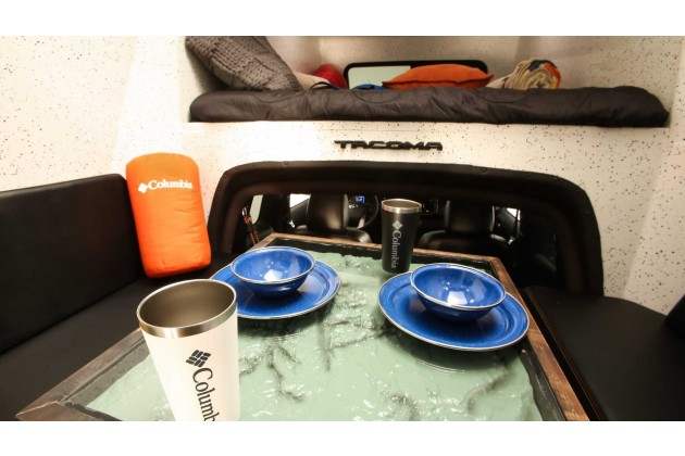 Toyota Tacoma Tacozilla Overlanding Camper Interior