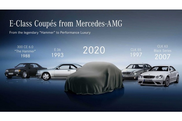 2021 Mercedes E Class Coupé Facelift teaser