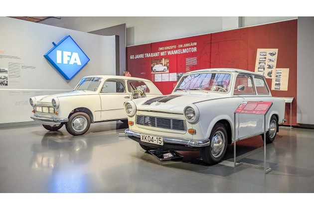 Trabant P 602 V und 601 1966 mit Wankelmotor im August Horch Museum Zwickau