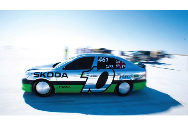 Skoda Octavia RS Bonneville record car restored