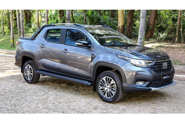 Dianteira da Fiat Strada Ranch 1.3 CVT 2022