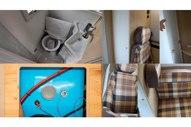 Lada 4x4 motorhome Interior