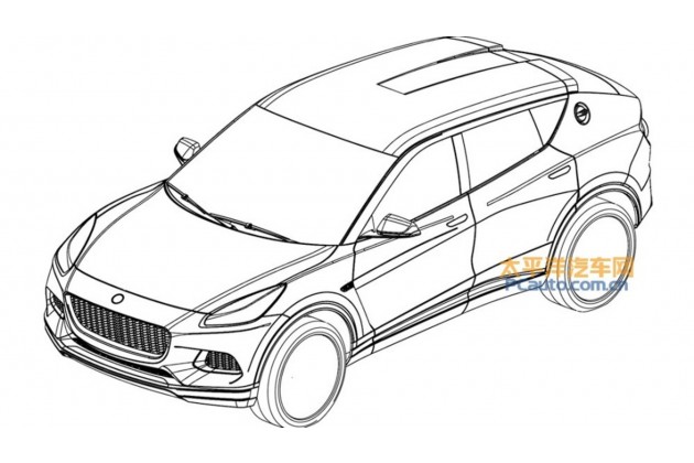 Lotus SUV Leaked Patent Images