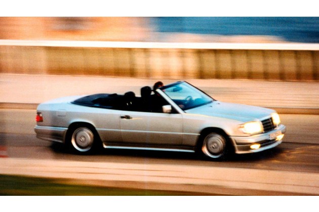 Mercedes Benz Cabriolets der Baureihe 124 haben 1991 Premiere
