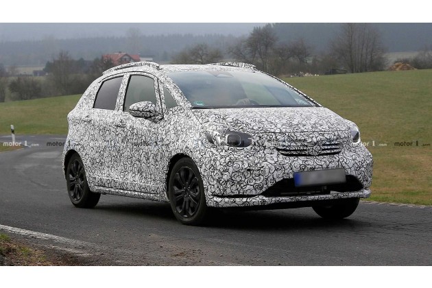 Honda Fit Honda Jazz spy Shots