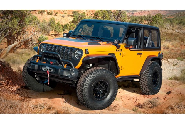 Jeep Wrangler Orange Peelz Concept