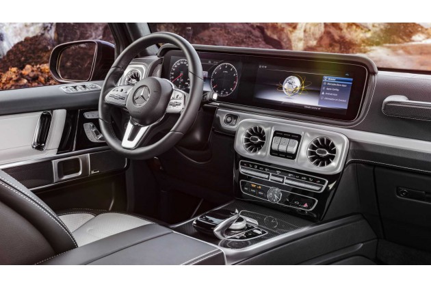 Mercedes G Klasse Cockpit Dezember 2017