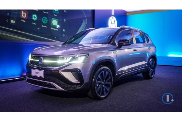 Volkswagen Taos 2022 Tres Quartos De Frente