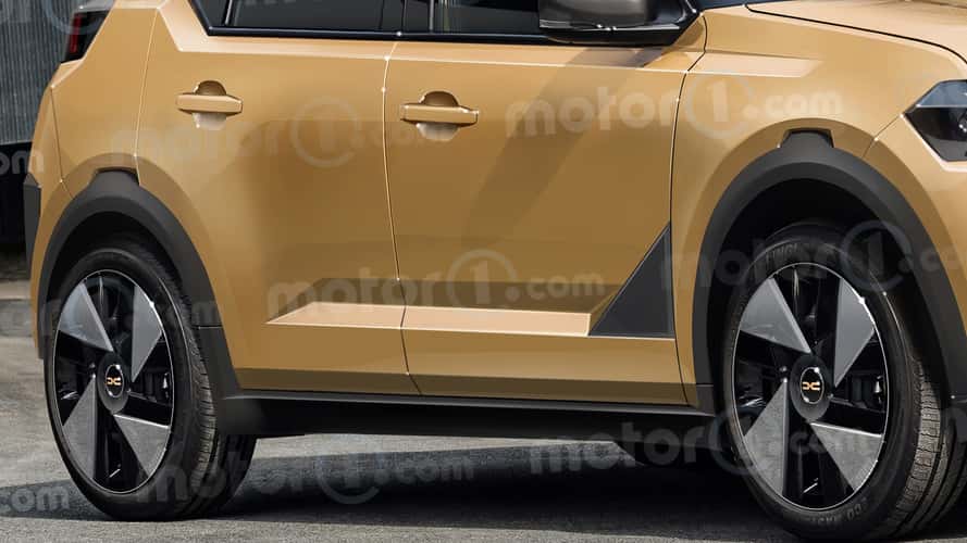 Dacia Spring (2026), Rendering von Motor1.com