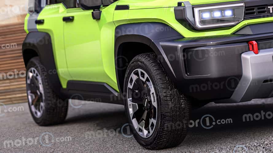 Toyota mini Land Cruiser, Darstellung von Motor1.com