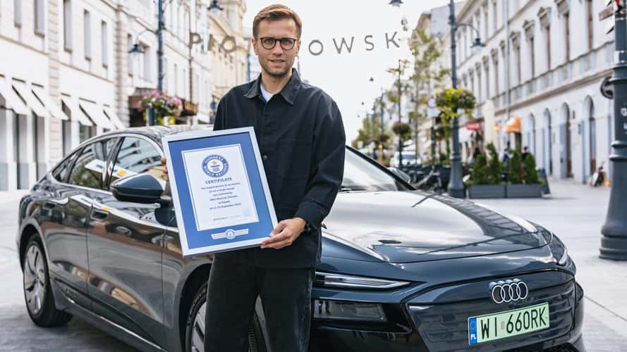 Audi A6 Sportback e-tron Guinness-Reichweitenrekord für Elektroautos